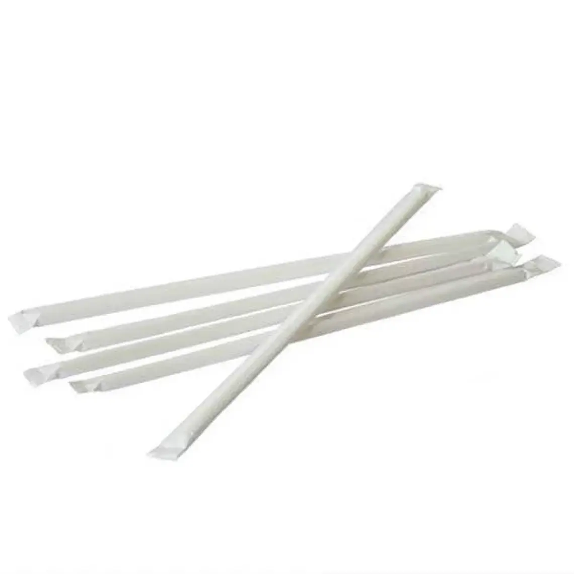 Ambalaj Pazarı Kağıt Sargılı Plastik Pipet - 200'LÜ