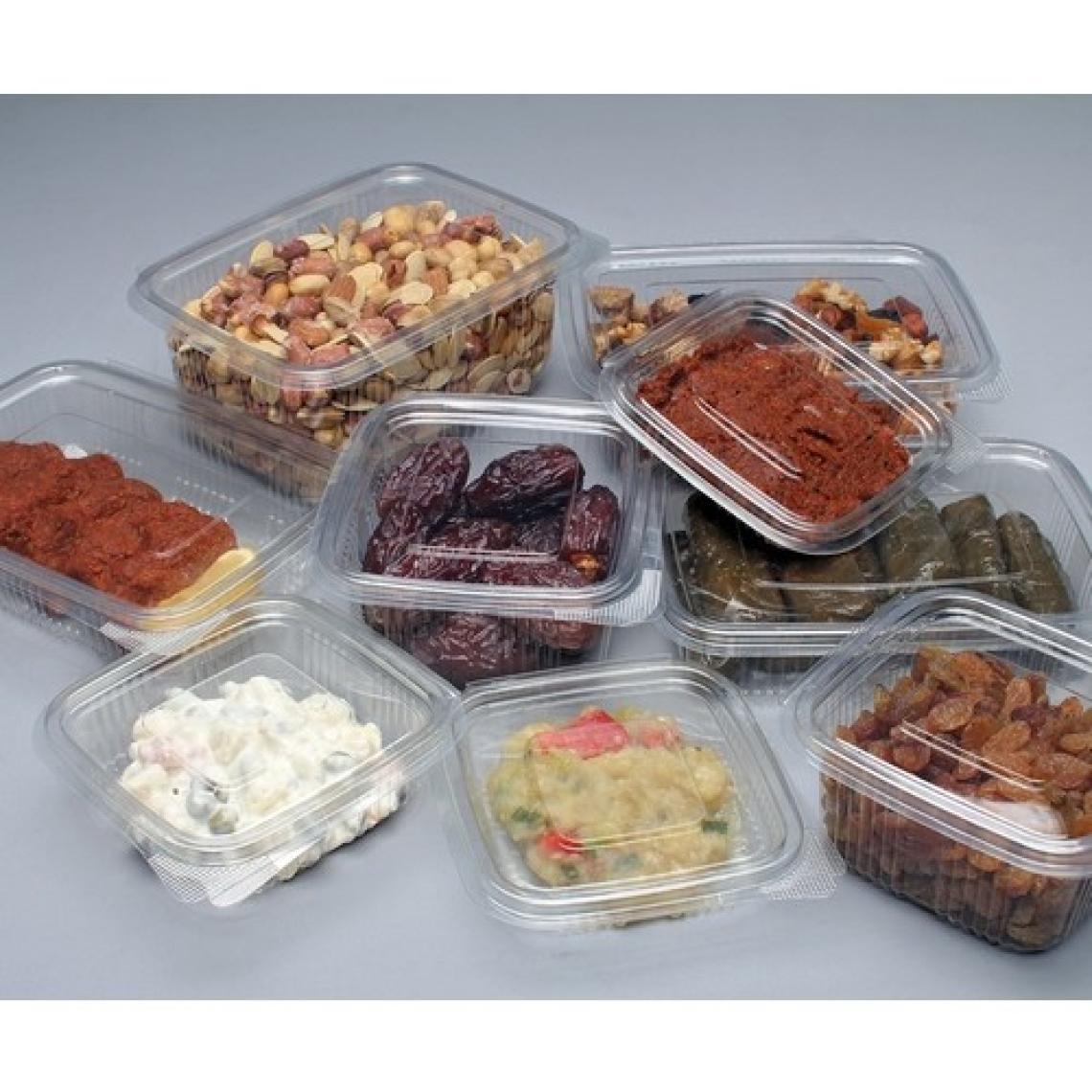 Merpak Ambalaj Plastik Saklama Kabı 1500 gr 50'Lİ Kapaklı Sızdırmaz Kap Şeffaf Kullan At Kase