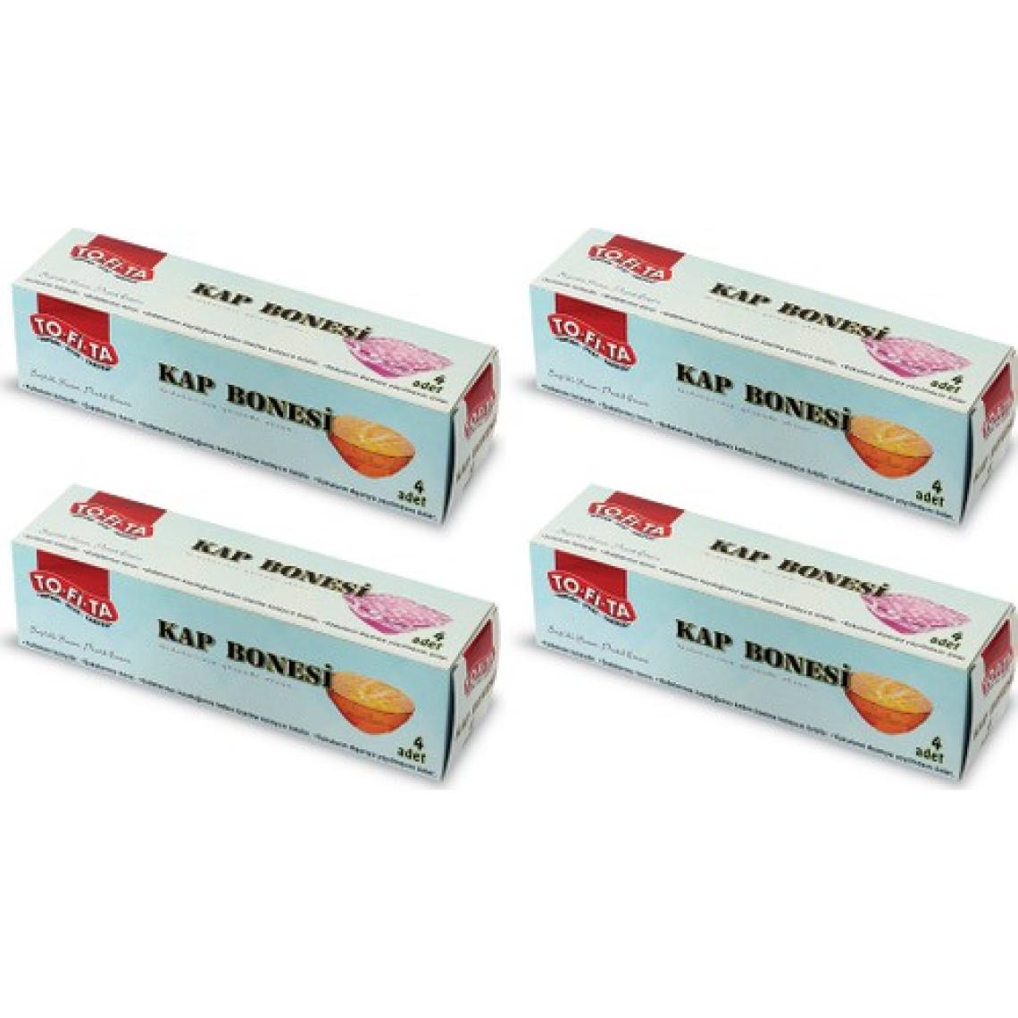 To-Fi-Ta Gıda Ambalaj Kap Bonesi (4'lü) 4 Paket