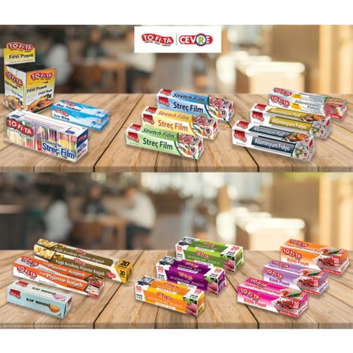To-Fi-Ta Gıda Ambalaj Kap Bonesi (4'lü) 4 Paket