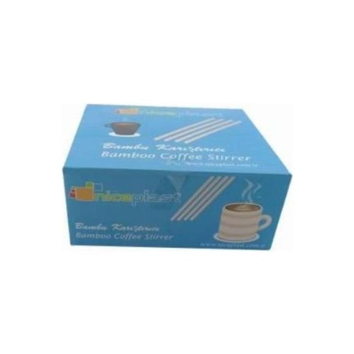 Niceplast Ahşap (Bambu) Çay Kahve Karıştırıcı 750'LI