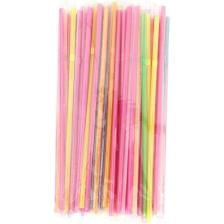 Ambalaj Pazarı Plastik Jelatinli Ince Körüklü Renkli Pipet - 50'li