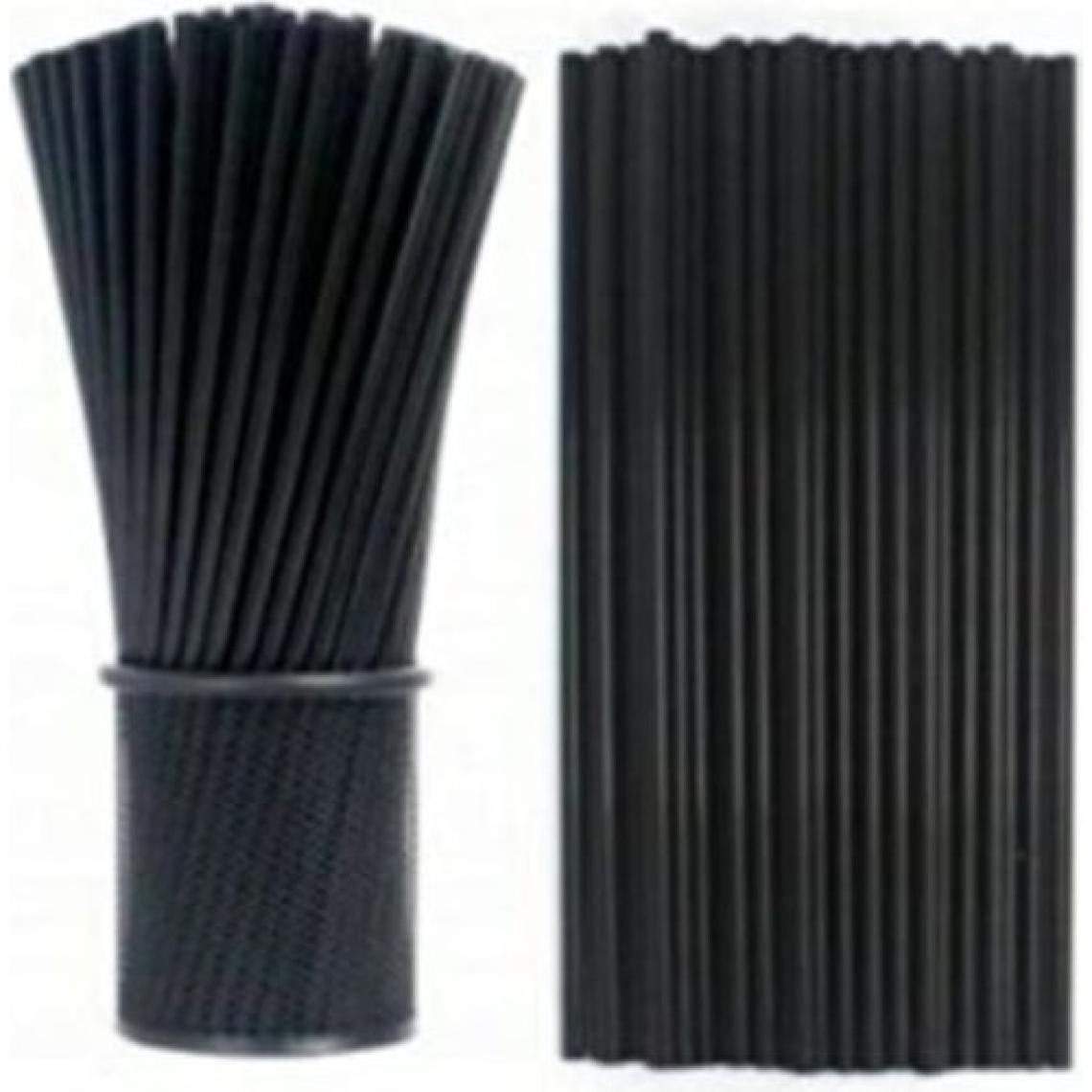 sarp Kokteyl Ince Pipet (Uzun) 3 mm x 19 cm Siyah 500'lü Pakette