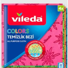 Vileda 4 Lü Colors Renkli Mutfak Bezi