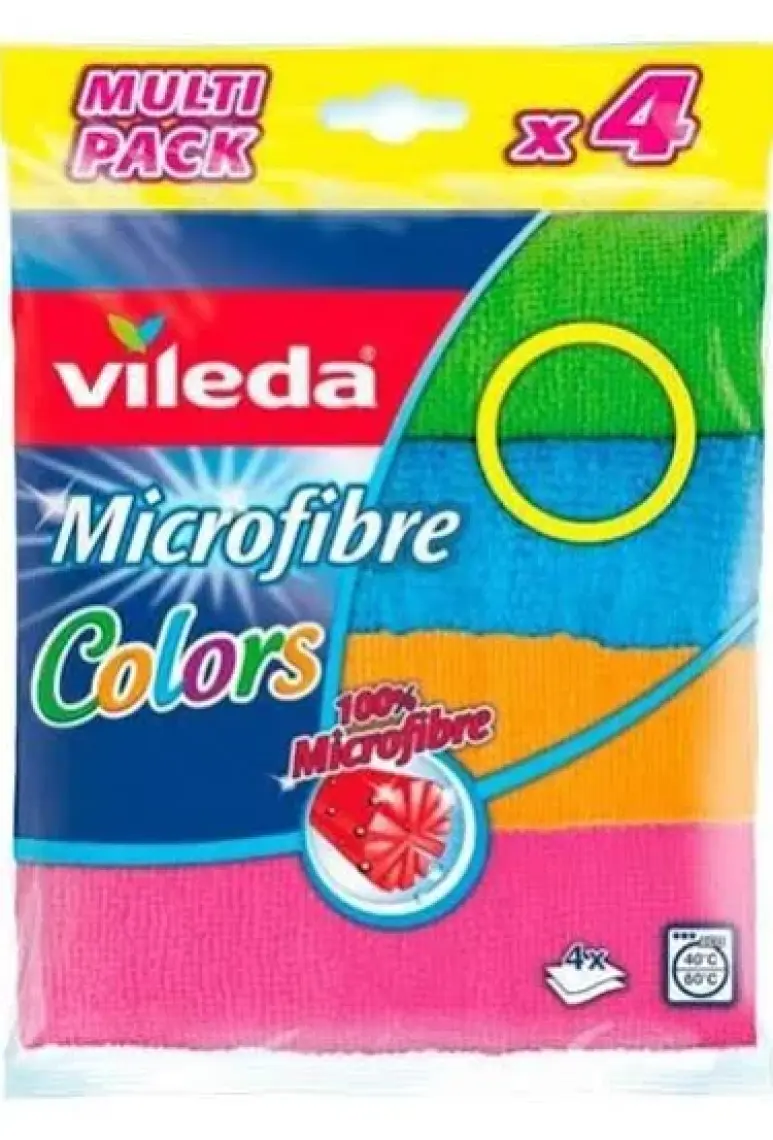 Vileda 4 Lü Colors Renkli Mutfak Bezi