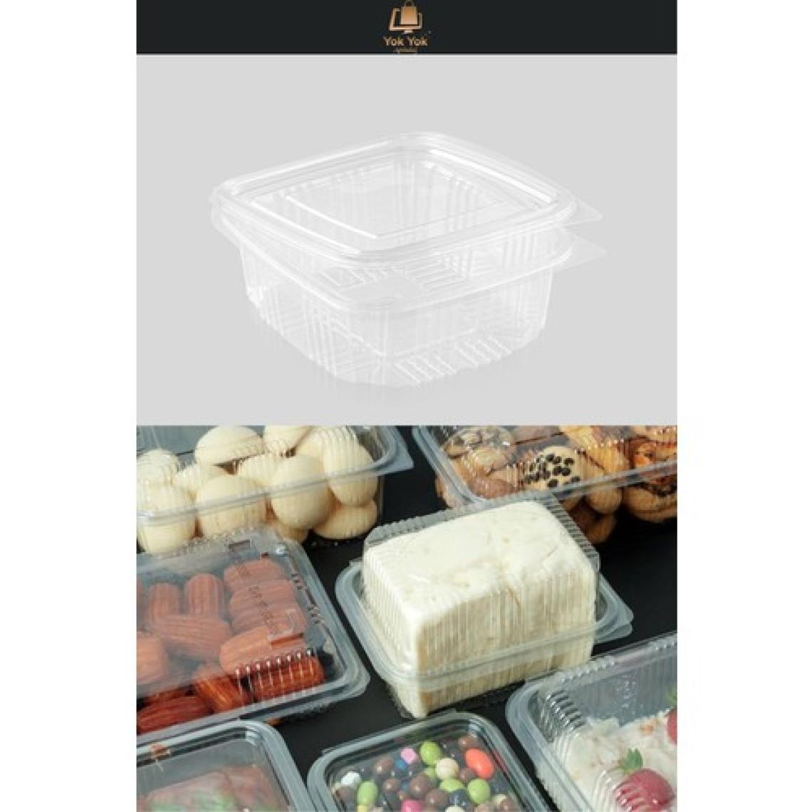 Yok Yok Ambalaj Plastik Sızdırmaz Kapaklı Kap 250 gr cc 100 Adet