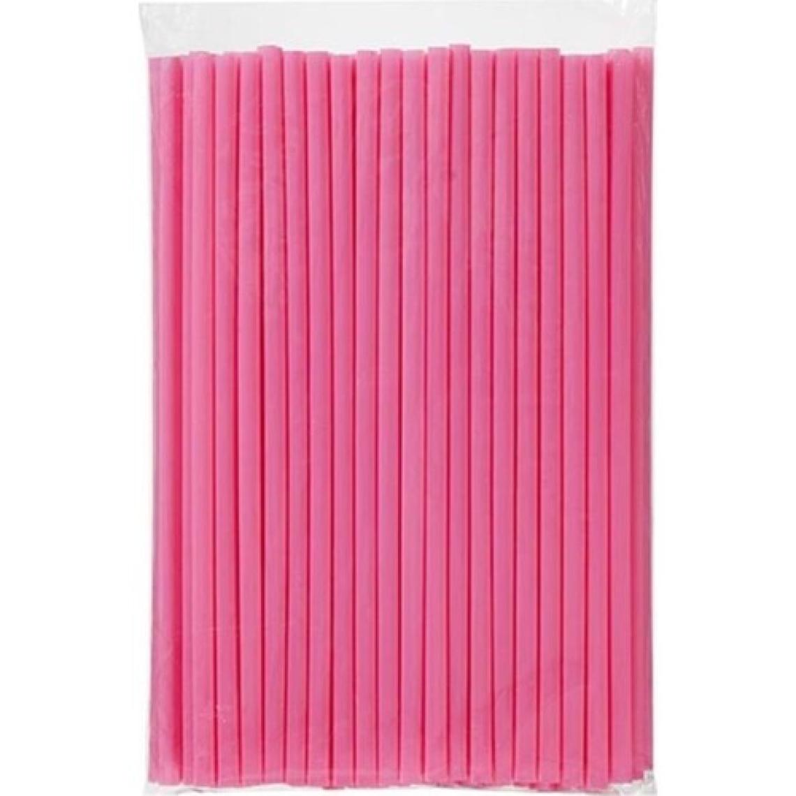 Ambalaj Pazarı Plastik Frozen Pipet Pembe - 100'LÜ
