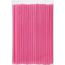 Ambalaj Pazarı Plastik Frozen Pipet Pembe - 100'LÜ