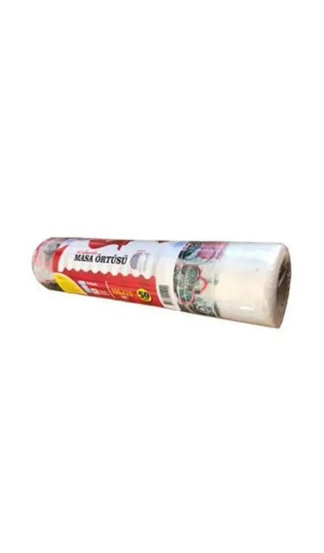 Self Tek Kullanımlık Plastik Masa Örtüsü 100 x 120 cm -  50'li