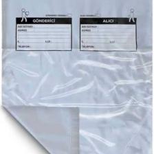 Aydın Plastik Cepli Gri Kargo Poşeti 45X55+4 cm - 100'lü