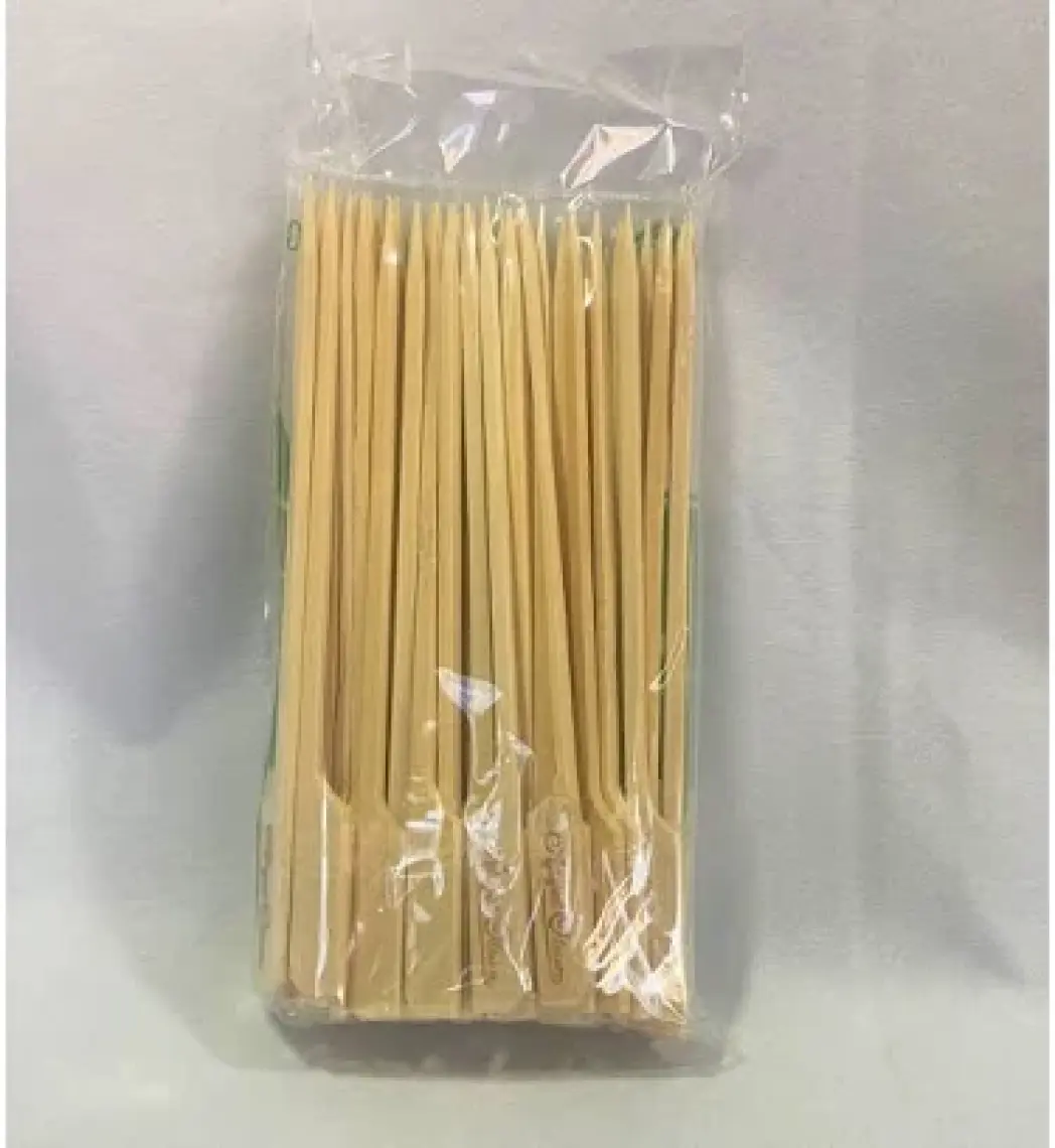 Yassı Çöp Şiş - Sunum Kürdanı 15 Cm 50 Li X 10 Paket