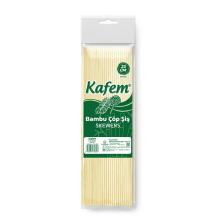 Bambu Çöp Şiş 25 cm 100 Lü X 10 Paket