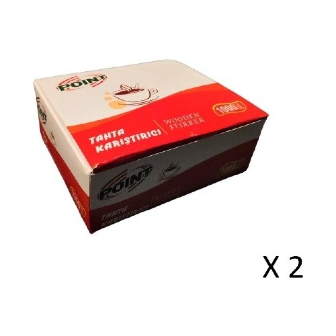 Point Tahta Ahşap Çay ve Kahve Karıştırıcı 1000'li x 2 Adet