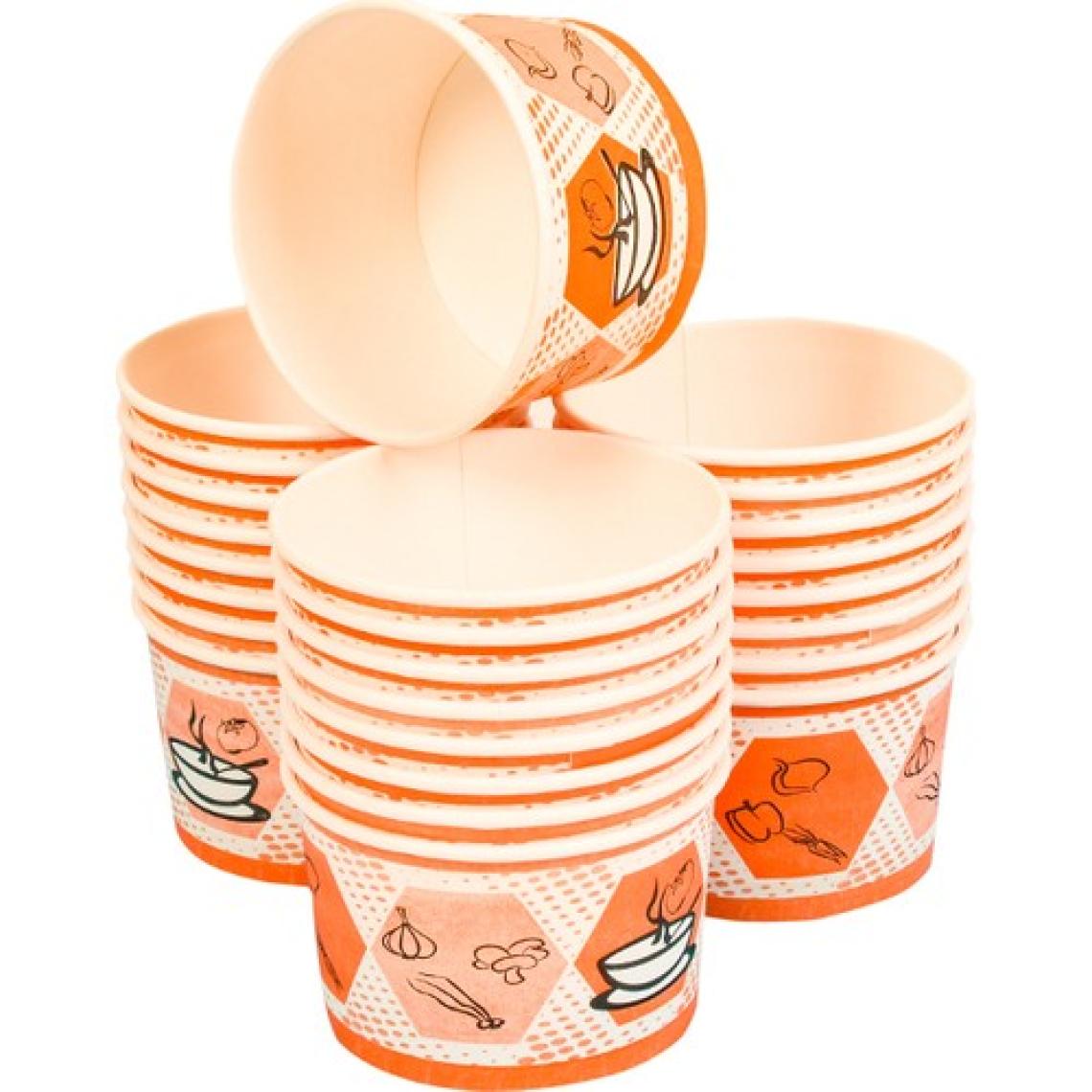 Stor Kapaklı Karton Çorba Kasesi 16 Oz 50' li