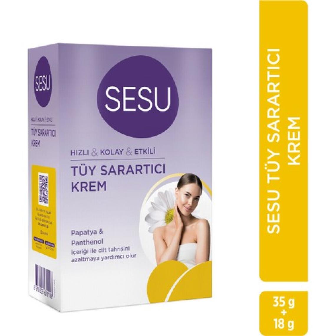 Sesu Tüy Sarartıcı Krem