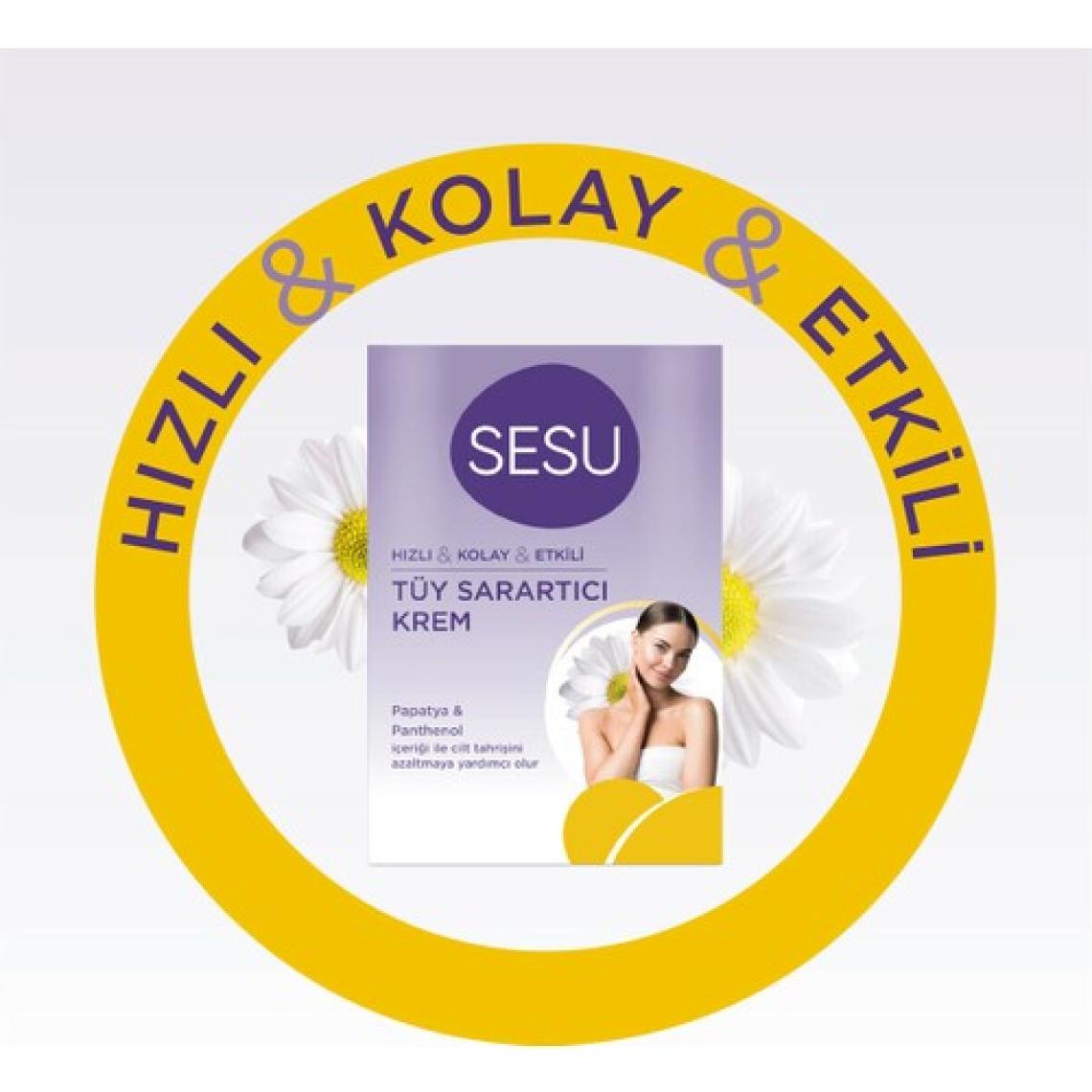 Sesu Tüy Sarartıcı Krem