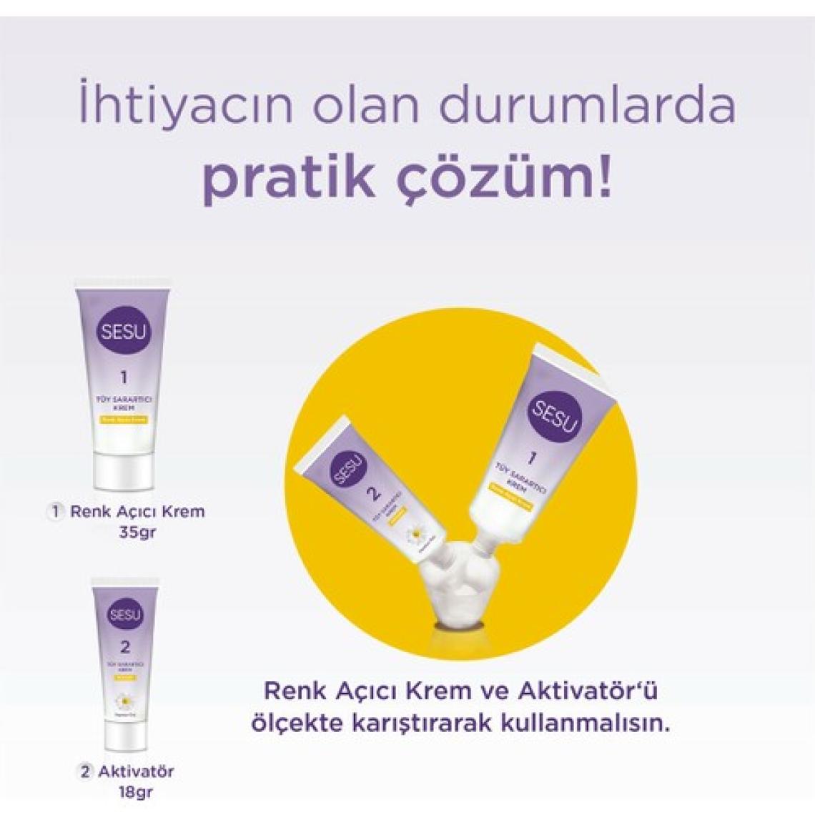 Sesu Tüy Sarartıcı Krem