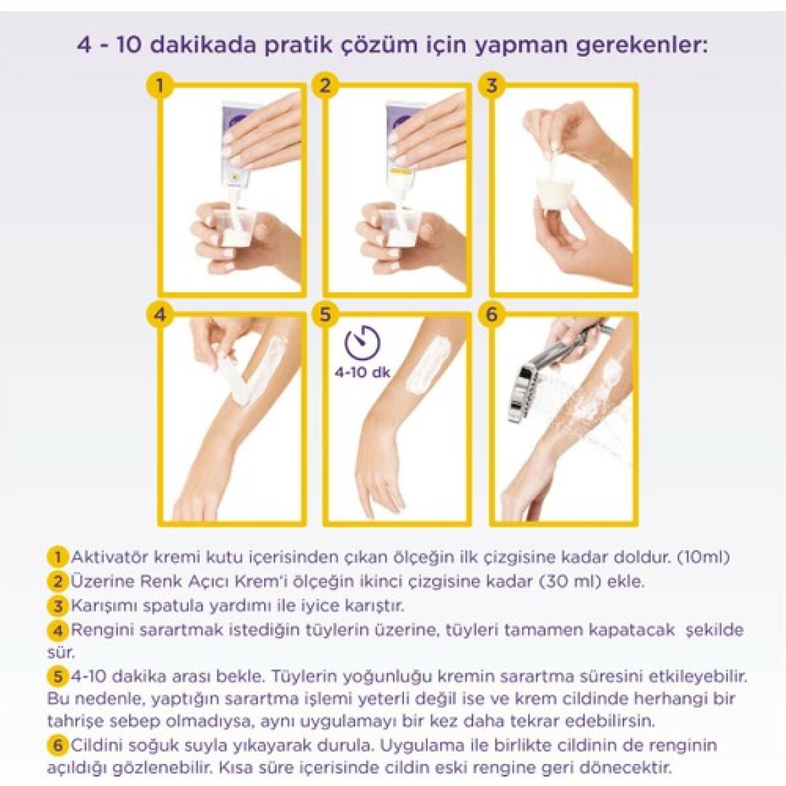 Sesu Tüy Sarartıcı Krem