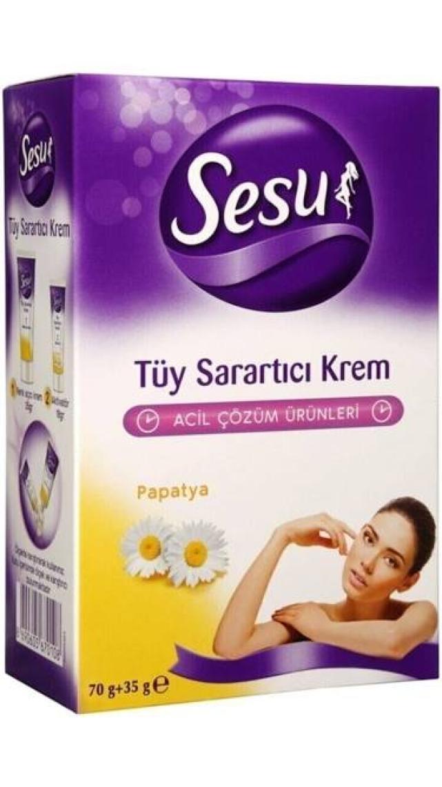 Sesu Tüy Sarartıcı Krem 35*18