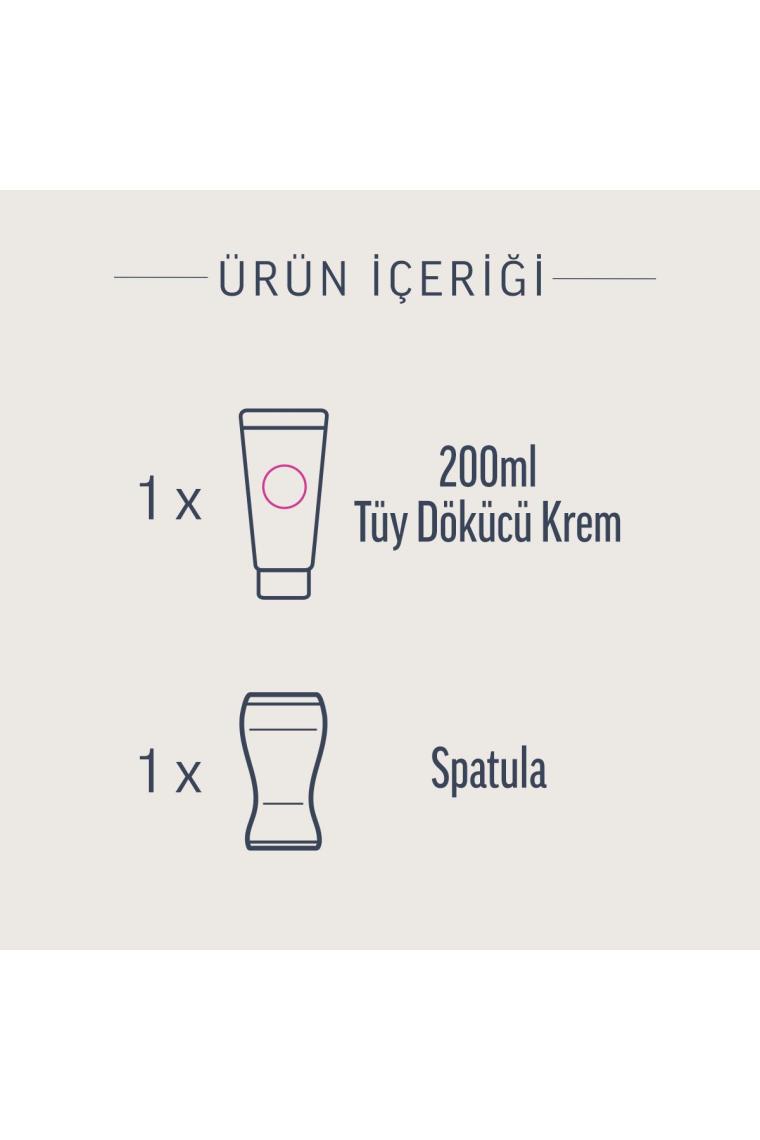 Professional Tüy Dökücü Krem Hassas Ciltler 200 ml Süper Fırsat Paketi