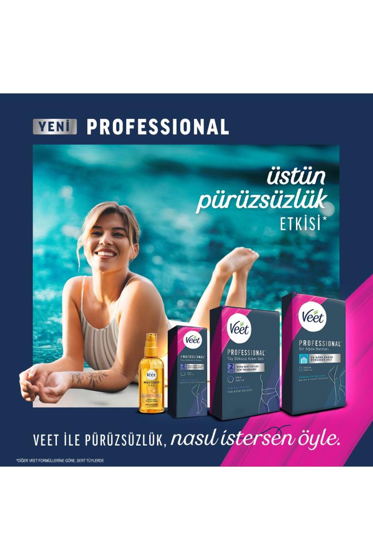Professional Tüy Dökücü Krem Hassas Ciltler 200 ml Süper Fırsat Paketi