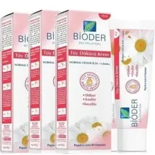 Bioder Normal Ciltler İçin Tüy Dökücü Krem 3*100 ml