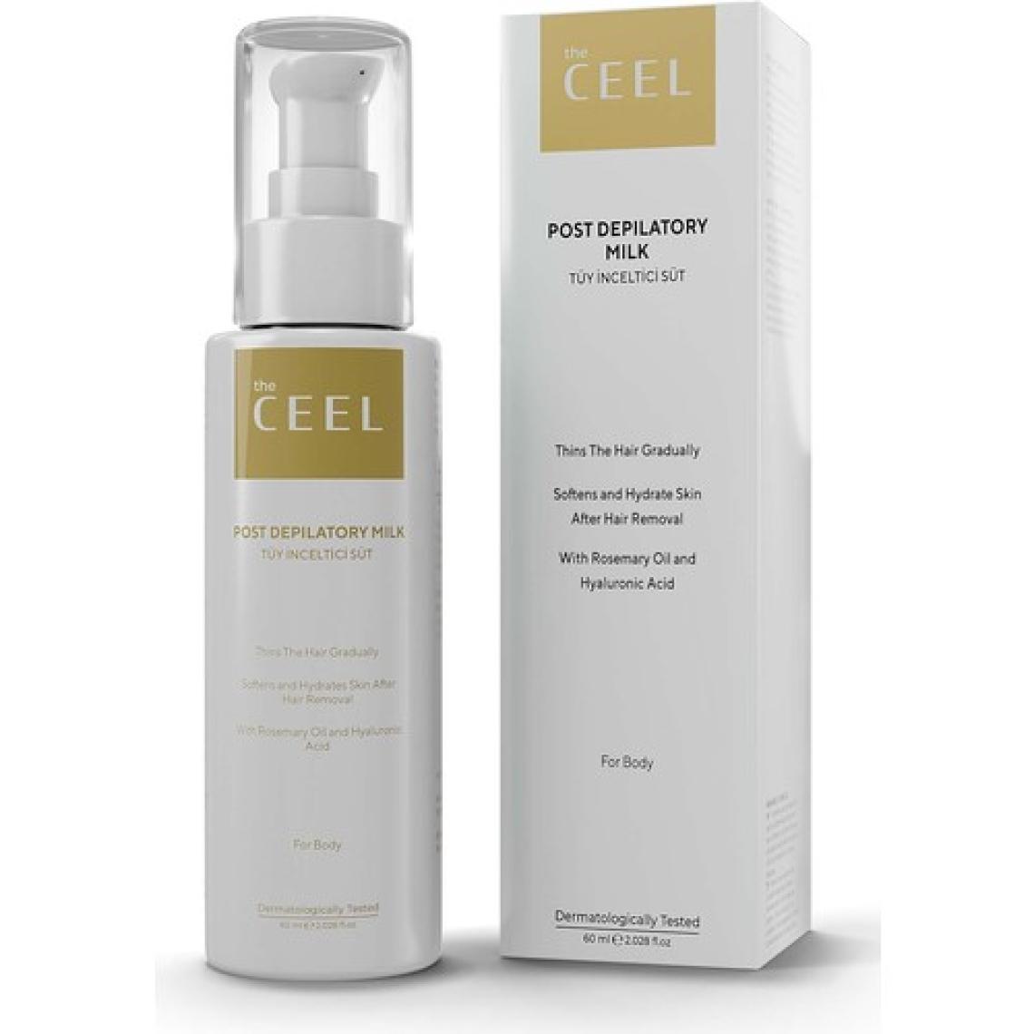 The Ceel Tüy Azaltıcı ve Nemlendirici Süt Epilasyon&lazer Sonrası Isırgan Otu ve Hyaluronik Asit Özlü 60 ml