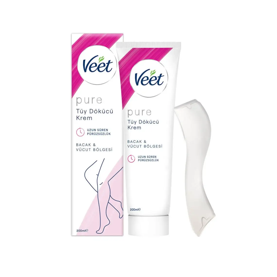 Veet Pure Tüy Dökücü Krem Bacak ve Vücut Bölgesi 200 ml
