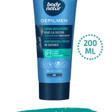 Body Natur Erkekler Için Duşta Vücut Tüy Dökücü Krem - Hair Removal Cream In Shower 200ML