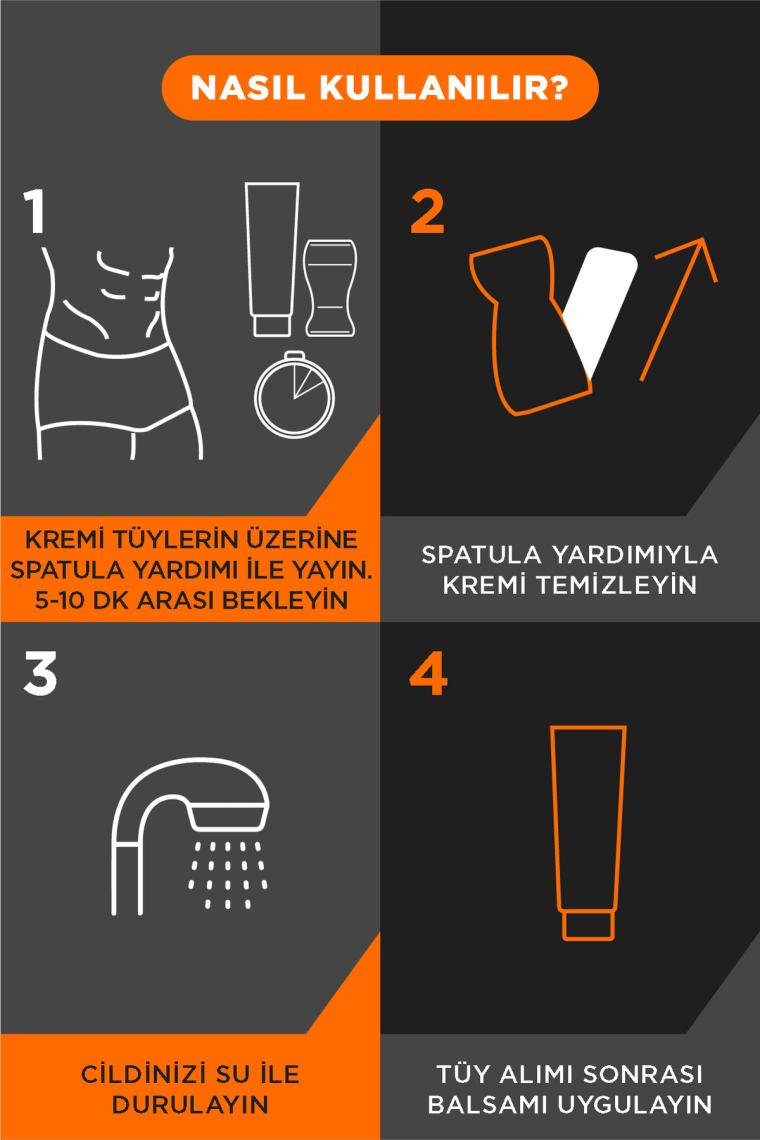 Veet Men 200ml + Özel Bölgeler İçin Tüy Dökücü Krem Seti 100&50 ml