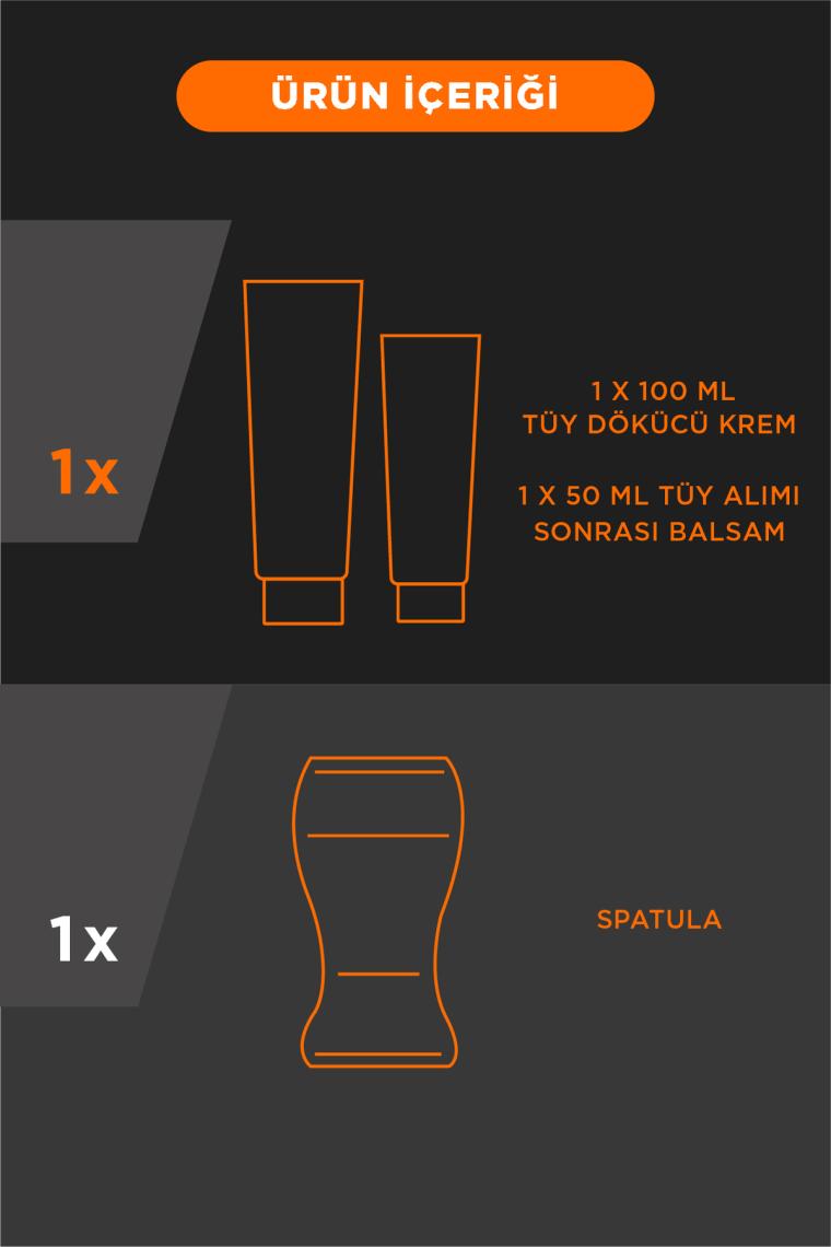 Veet Men 200ml + Özel Bölgeler İçin Tüy Dökücü Krem Seti 100&50 ml