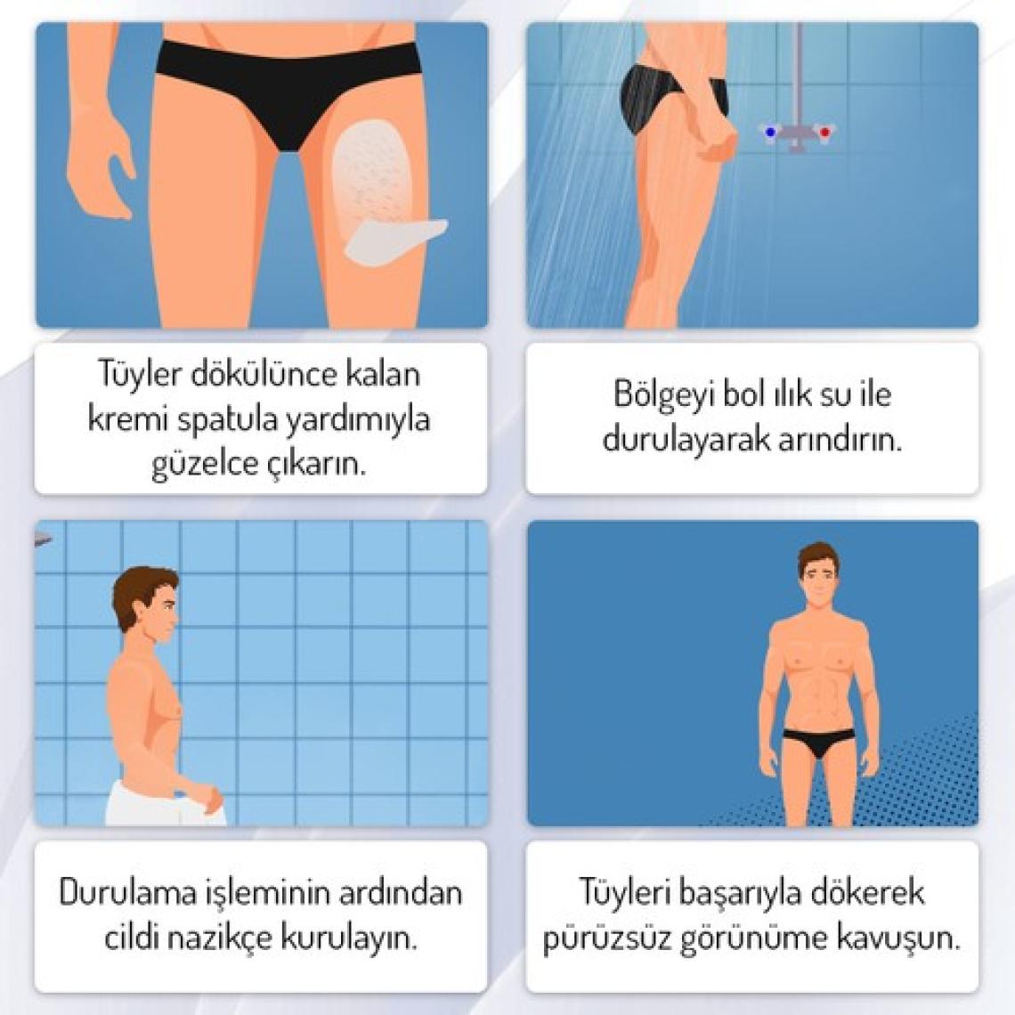Body Natur Hassas Ciltli Erkekler Için Vücut Tüy Dökücü Krem - Hair Removal Cream Sensitive 200ML