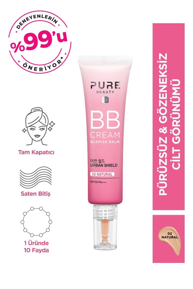 BB Krem Spf50 Pa+++ Natural 30 ml