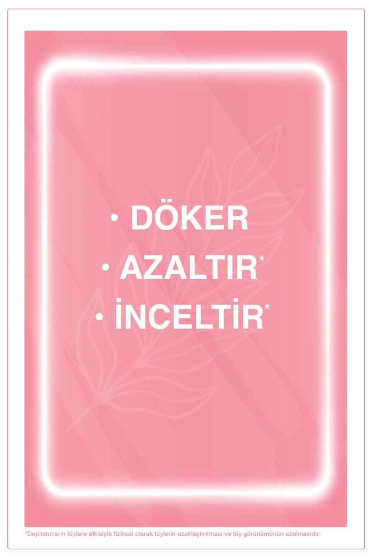 Tüy Dökücü Krem Vücut Bölgesi 100 ml - Tüy Azaltıcı Etki