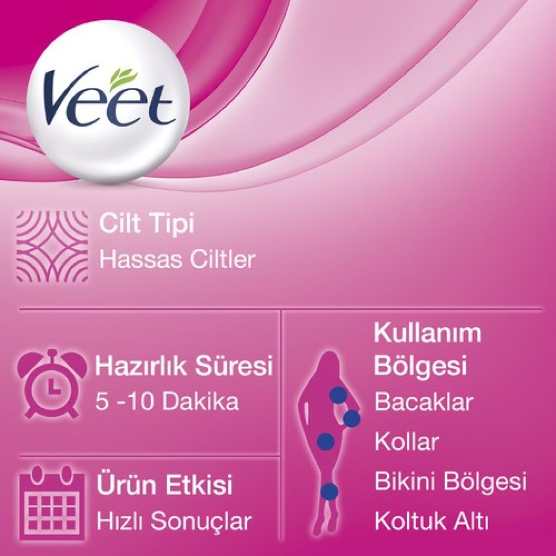 Veet Tüy Dökücü Krem Aloe Vera Hassas Ciltler 100 ml