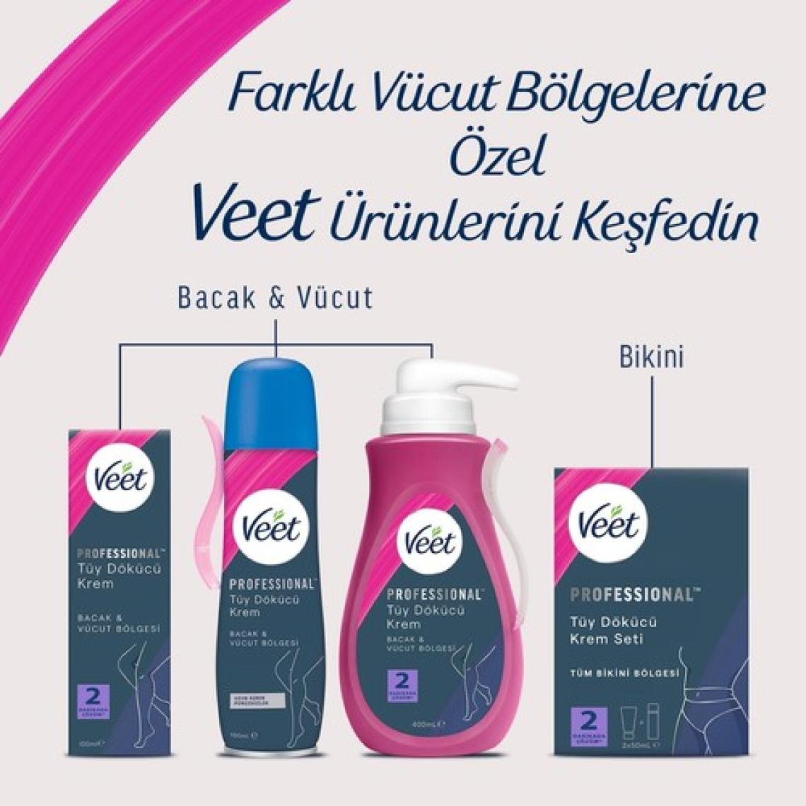 Veet Professional 400ml Tüy Dökücü Krem