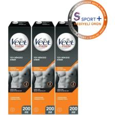Veet Men Erkeklere Özel Tüy Dökücü Krem 200 ml X 3