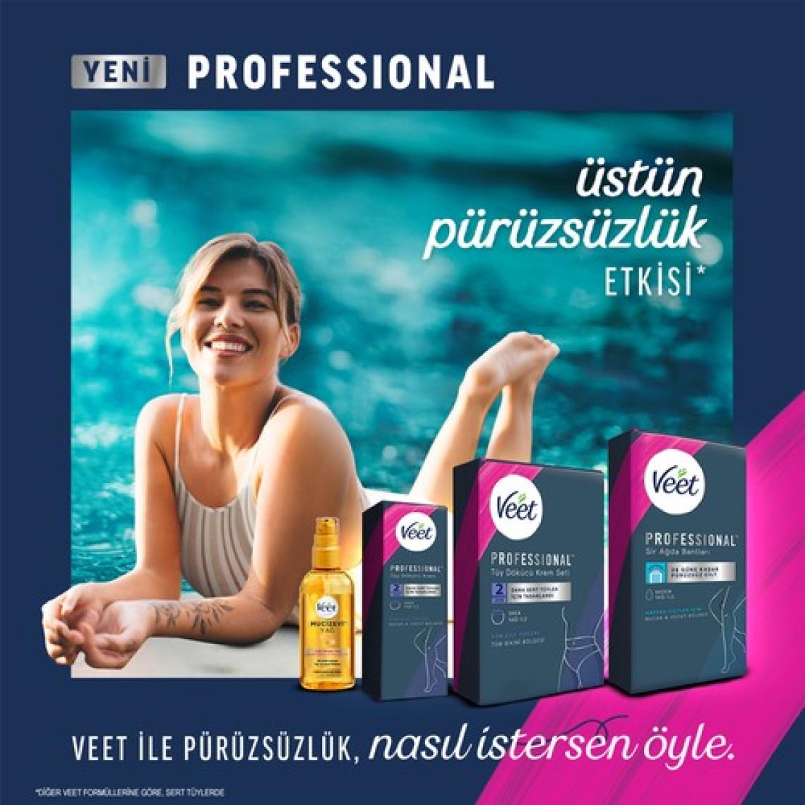 Veet 200ml Profesyonel Krem Promo Tüy Dökücü Krem