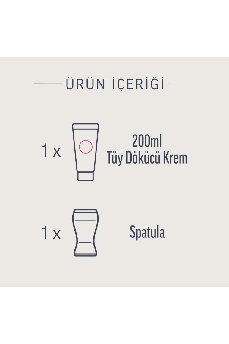 Professional Tüy Dökücü Krem Hassas Ciltler 200 ml Süper Fırsat Paketi
