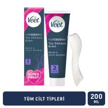 Professional Tüy Dökücü Krem Hassas Ciltler 200 ml Süper Fırsat Paketi