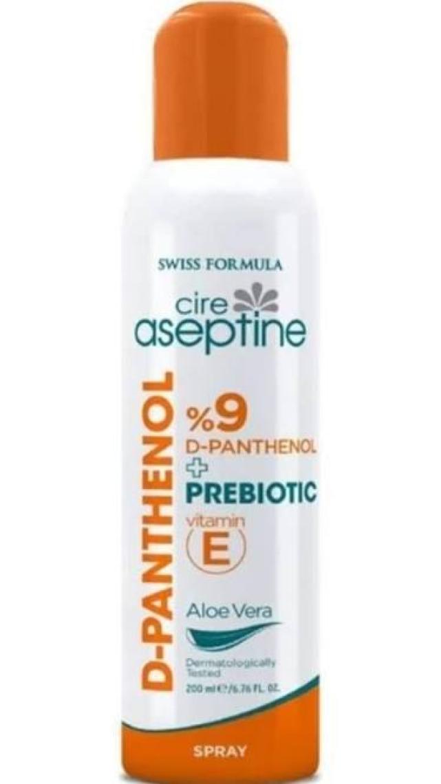 Cire Aseptine %9 D-Panthenol Sprey Krem 200 ml