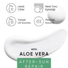 Gaia London Güneş Sonrası Aloe Veralı, Kızarıklığa, Soyulmaya, Pul Pul Dökülmeye Karşı 100ML Krem Jel
