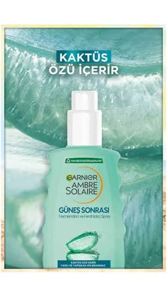 Garnier Ambre Solaire Güneş Sonrası Nemlendirici Ferahlatıcı Sprey 200Ml