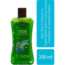 Hawaiian Tropic Aloe Vera, E Vitamini ve Tropik Bitkiler Içeren Güneş Sonrası Ferahlatıcı ve Yenileyici Jel