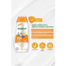 Bebak Spf 50+ Uva/uvb Işınlarına Karşı Yüksek  Etkili Çocuk Güneş Losyonu 200 ml