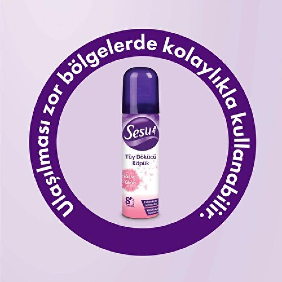 Sesu Tüy Dökücü Köpük Hassas Cilt 150 ml