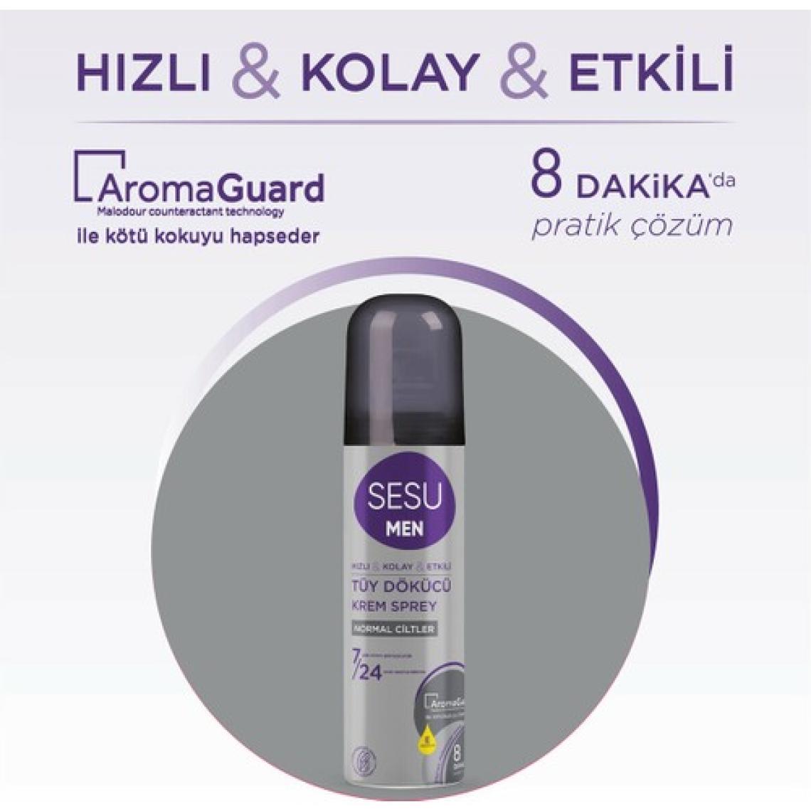 Sesu Tüy Dökücü Köpük For Men 150 ml