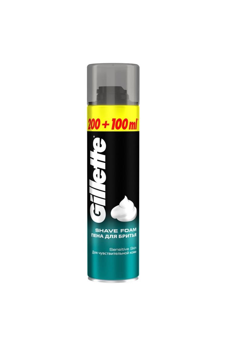 Gillette Hassas Ciltler 300 ml Tıraş Köpüğü