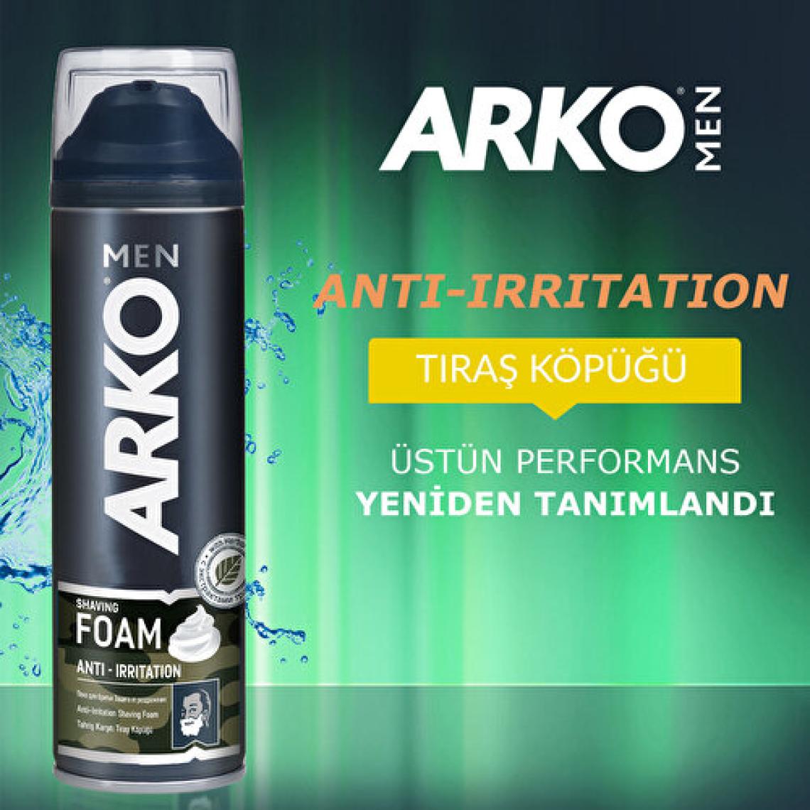 Arko Men Tıraş Köpüğü Anti Irritation 2x200ml