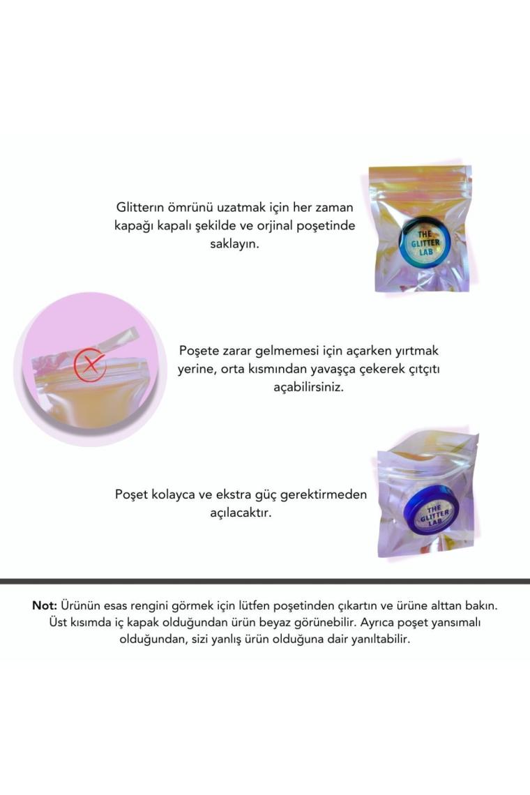 Jel Formlu Parlak Glitter - Sunset